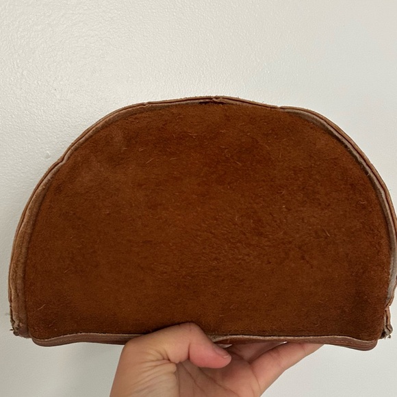 COACH Vintage Kimball Tan Leather Crossbody Bag Round - Picture 14 of 15